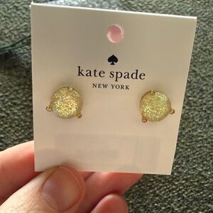 Kate Spade Sparkling Gold Stud Earrings